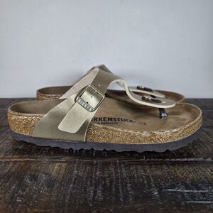 Birkenstock Metallic Gold Sandals